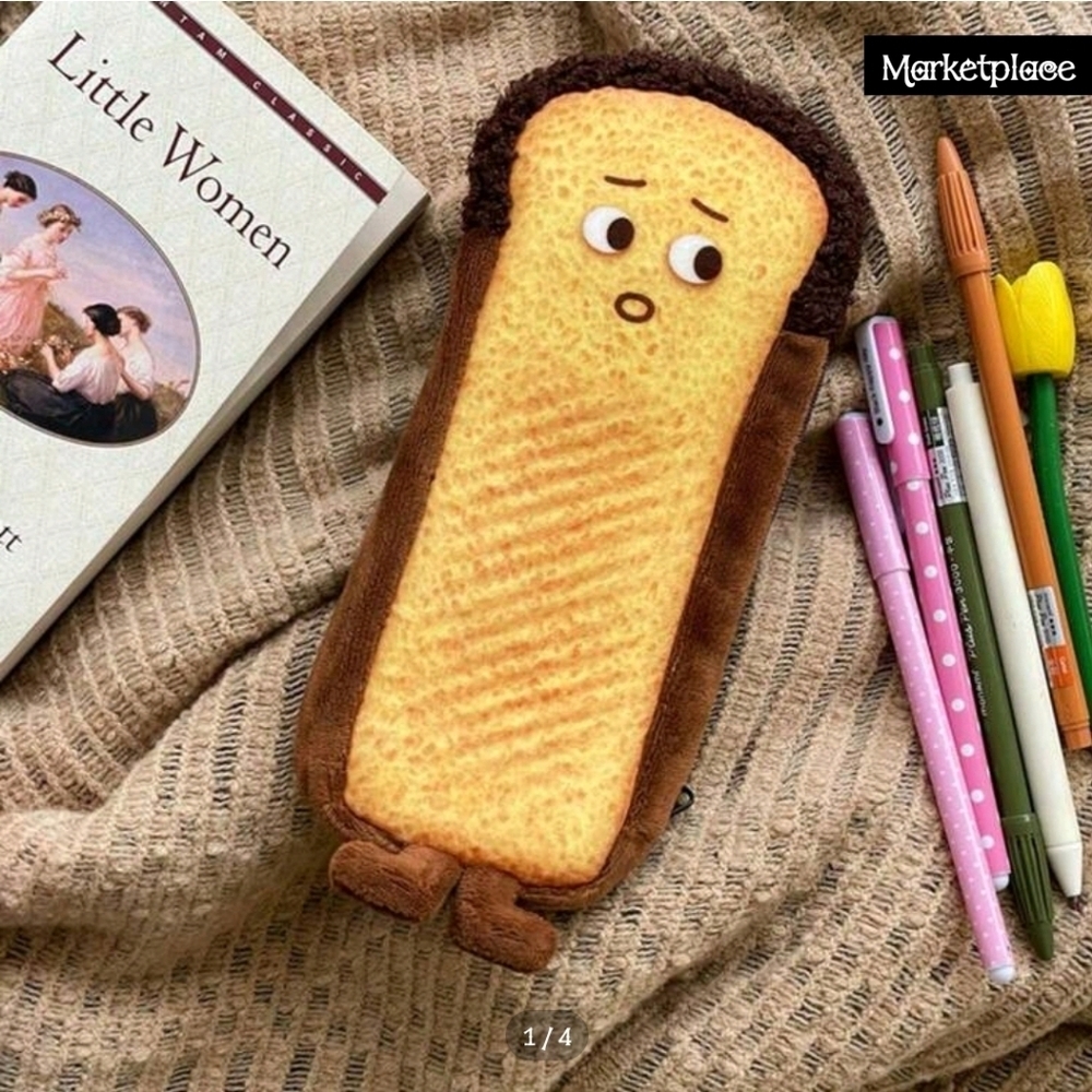 🤎 ▪️Toast bread 🍞 Pencil Case ✨️🤎 - Picture 2 of 2